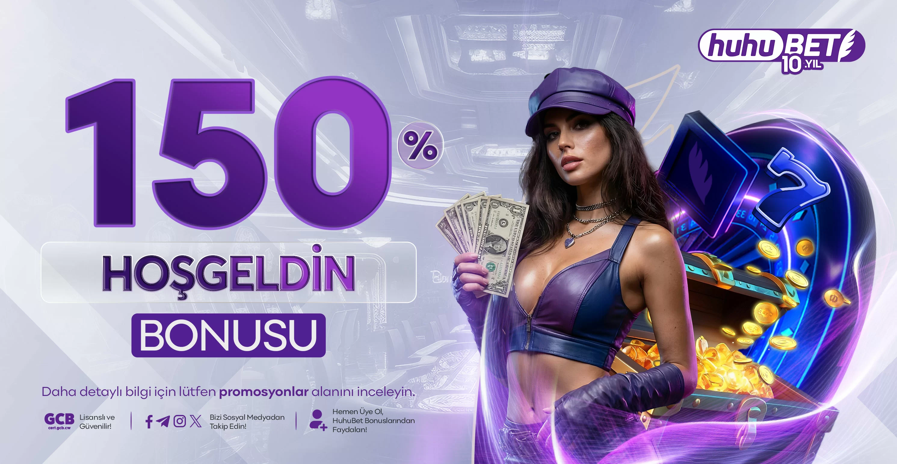 HuhuBet casino hoş geldin