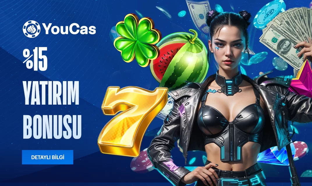 YouCas %15 yatırım bonusu