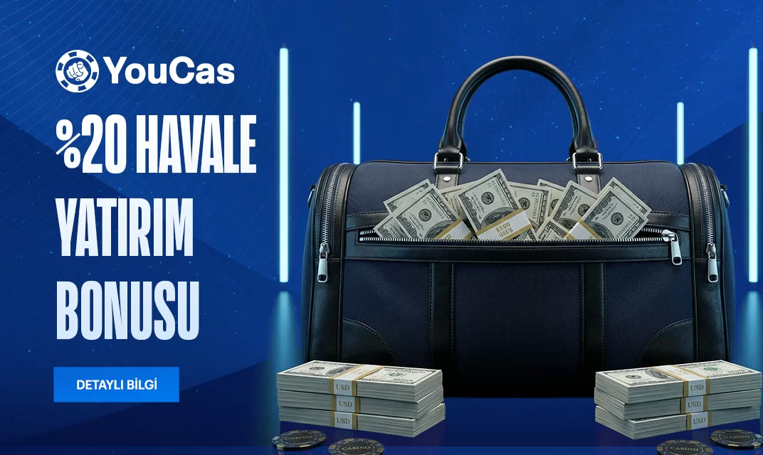 YouCas havale yatırım bonusu