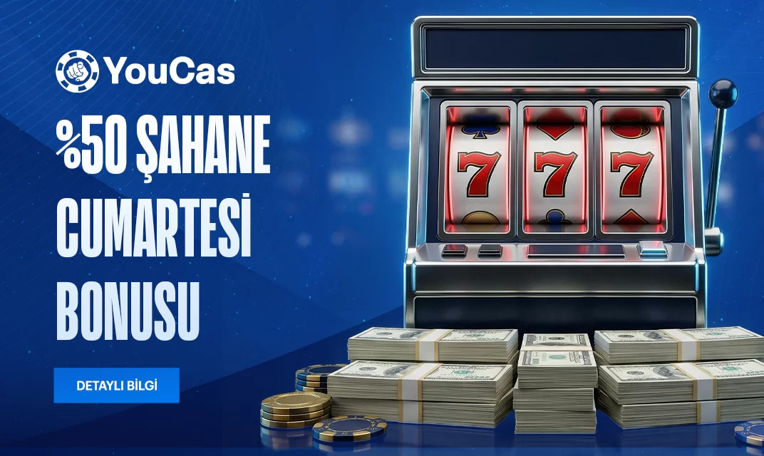 YouCas şahane cumartesi bonusu